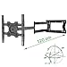 XTRARM TiTon 120 cm de Distancia a la Pared, Soporte de Pared...