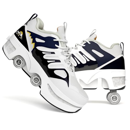 ���̎q ���[���[�X�P�[�g �q�� �L�b�Y �L�b�Y ���S�� ���킢�� �C�����C���X�P�[�g 4�� �����E�H�[�L���O�V���[�Y�����Ȃ��v�[���[�V���[�Y�X�P�[�g (BLUE, 22.5-23cm/34)