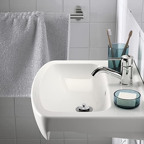 Lavabo simple BJÖRKÅN 54 x 40 cm vasque rectangulaire encastrable blanche - 4