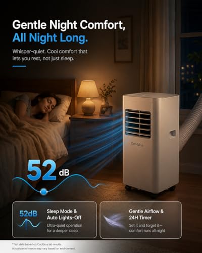 image for Coolblus Portable Air Conditioners, 8500 BTU Portable AC Cool Up to 36