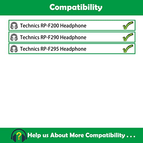 Almohadillas de Repuesto de Cuero Proteico Premium para auriculares Technics RP-F200 RP-F290 RP-F295 miniatura 2