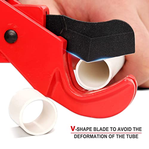 Hautmec Pex Pipe And Tubing Cutter For Cutting 36Mm Pvc, Cpvc, Ppr, Pex, Rubber Hose And Plumbing Pipes, Ideal For Home Work, Handymen And Plumbers Ht0256-Tc #TOP3