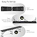 VSOAEIL 6 Foot Folding Bench, Portable Plastic Folding Bench Seat, Foldable Seat for Indoor Outdoor Picnic Camping Dining, Soccer Garden Multipurpose Entertaining Activities, Black, 2 Pack