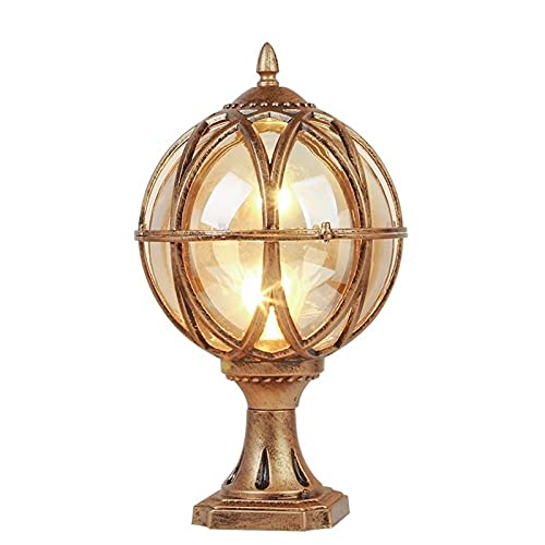 Pilier lampes patio contre l'obscurité pour un chemin de jardin sécurisé