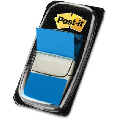 Post-it Flags, 1 x 1.7 in, Blue, 12 Dispensers, 50 Flags/Dispenser - image 4
