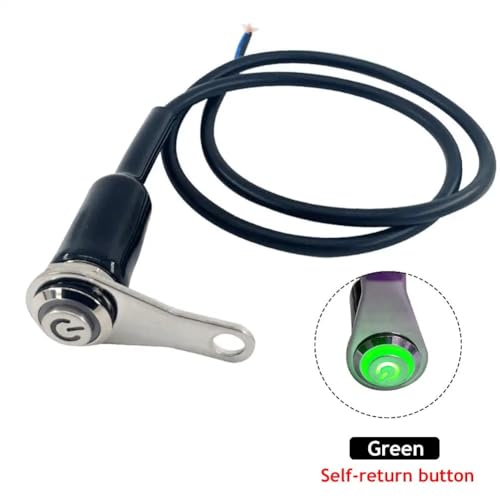 Interruptor de moto de aluminio para sustituir mandos rotos de 12V 2