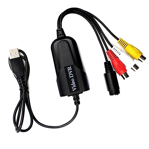 liovitor CVBS Convertidor USB Tarjeta de captura de vídeo USB 2.0 Audio Video Converter Adaptador Accesorios Piezas para Ordenador DVD Videocámara