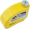 Alarma de disco de freno para motocicleta amarilla, bloqueo de disco antirrobo para moto, a prueba de agua, 110 dB, bloqueo de disco de seguridad con sistema de alarma 2