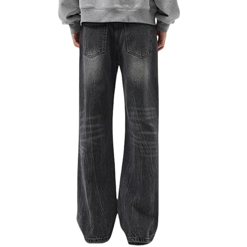 Y2K Hip Hop Jeans Men Acid Wash Wide Leg Pant Casual Vintage Baggy Denim Pants Bell Bottom Trousers Skater Streetwear4