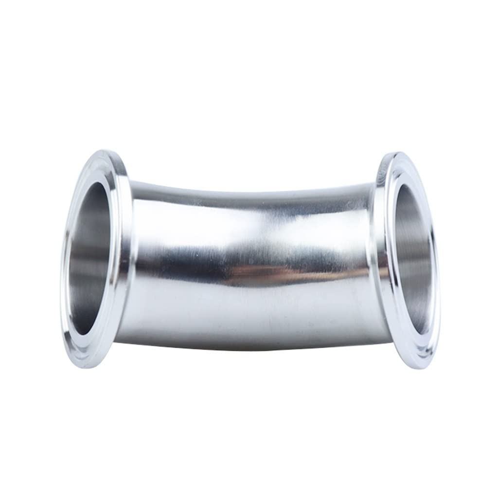 Raccord de tuyau coudé sanitaire en acier inoxydable haute finition 51 mm