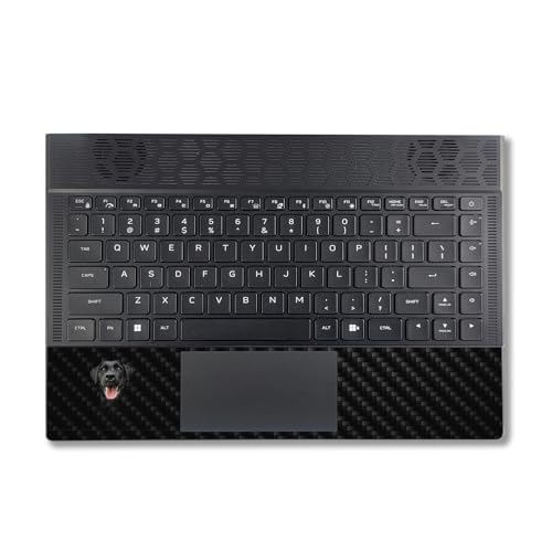 Image of MightySkins Carbon Fiber Skin Compatible with Alienware X14 R2 (2023) Full Wrap Kit - Black Lab | Protective, Durable Textured Carbon Fiber Finish | Easy to Apply & Change Styles | Made in The USA