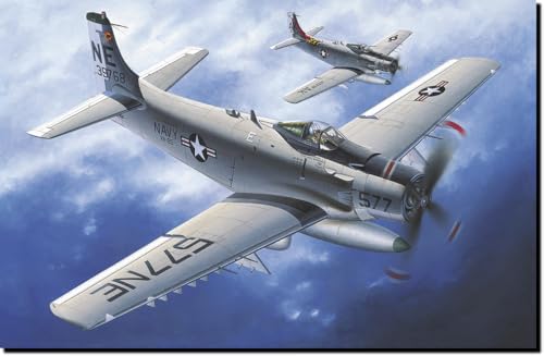 ハセガワ 1/72 アメリカ A-1H スカイレイダー “VA-25 ミグキラー” プラモデル 02527 (飛行機)