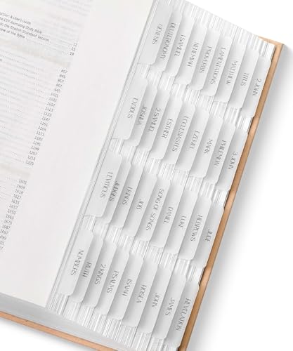 Mr. Pen Translucent White Bible Tabs