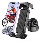SERIONR Handyhalterung Fahrrad Lenker,Handyhalter für Motorrad E Scooter,360° Drehbar Universal Handy Halterung,Vollständiger Schutz Handyhalter Fahrradlenker für iPhone,Samsung 4,7-7 Zoll Smartphones