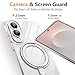 Temdan Designed for Samsung Galaxy S25 Edge Case, Magnetic 360° Rotatable Ring Stand [Compatible with Magsafe] Military-Grade Protection Kickstand Phone Case for Galaxy S25 Edge-Clear