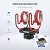 NEEWER Microphone Shock Mount with Cold Shoe, 1/4" Thread for Camera Cages, Boom Arm Pole Stands, Tripods, Mic Holder Compatible with VM15 Rode NTG Series Sennheiser MKE600 Audio Technica AT875R, MH1 #2