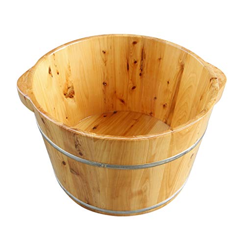 Balde de madera para spa de pies