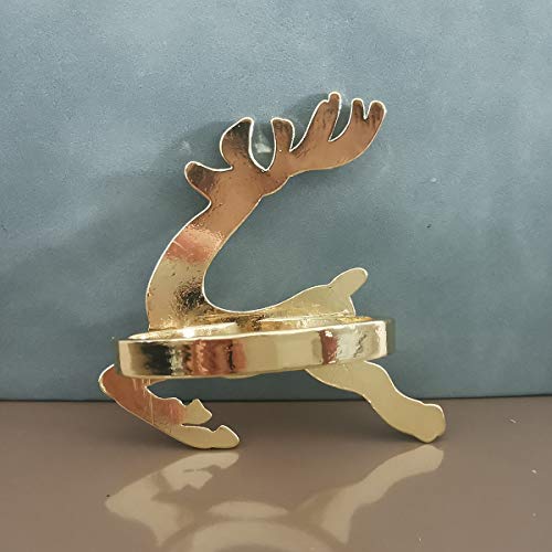 image for N/N Napkin Rings, 6Pcs Gold Elk Chic Napkin Rings for Place Settings, 