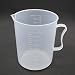 Deschem 1000ml Plastic Lab Polypropylene Measuring Graduated Beaker Cup 1L Container Handle