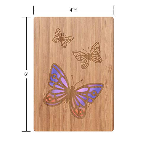 Nature Greeting Card By Heartspace, Butterflies Design | For Any Occasion, Made From Sustainable Bamboo #TOP4