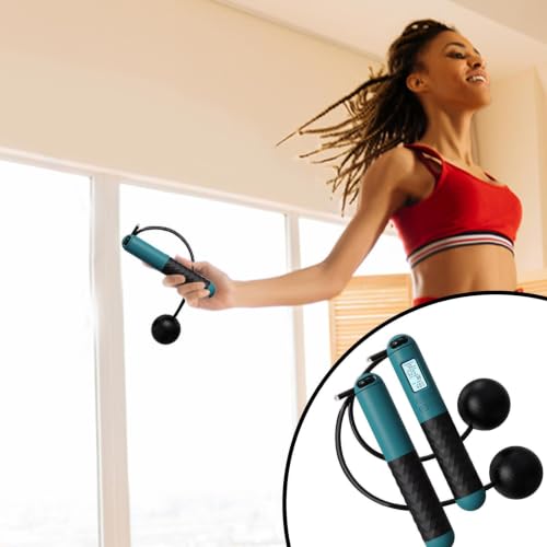 Cuerda para saltar sin cuerda para entrenar sin tropezar en casa 2