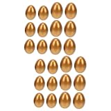 Goldene osterdekorationen: füllen sie diese leeren ostereier mit süßigkeiten, pralinen und anderen geschenken und schenken sie sie ihren kindern. kinder werden es lieben, verborgene schätze zu finden.