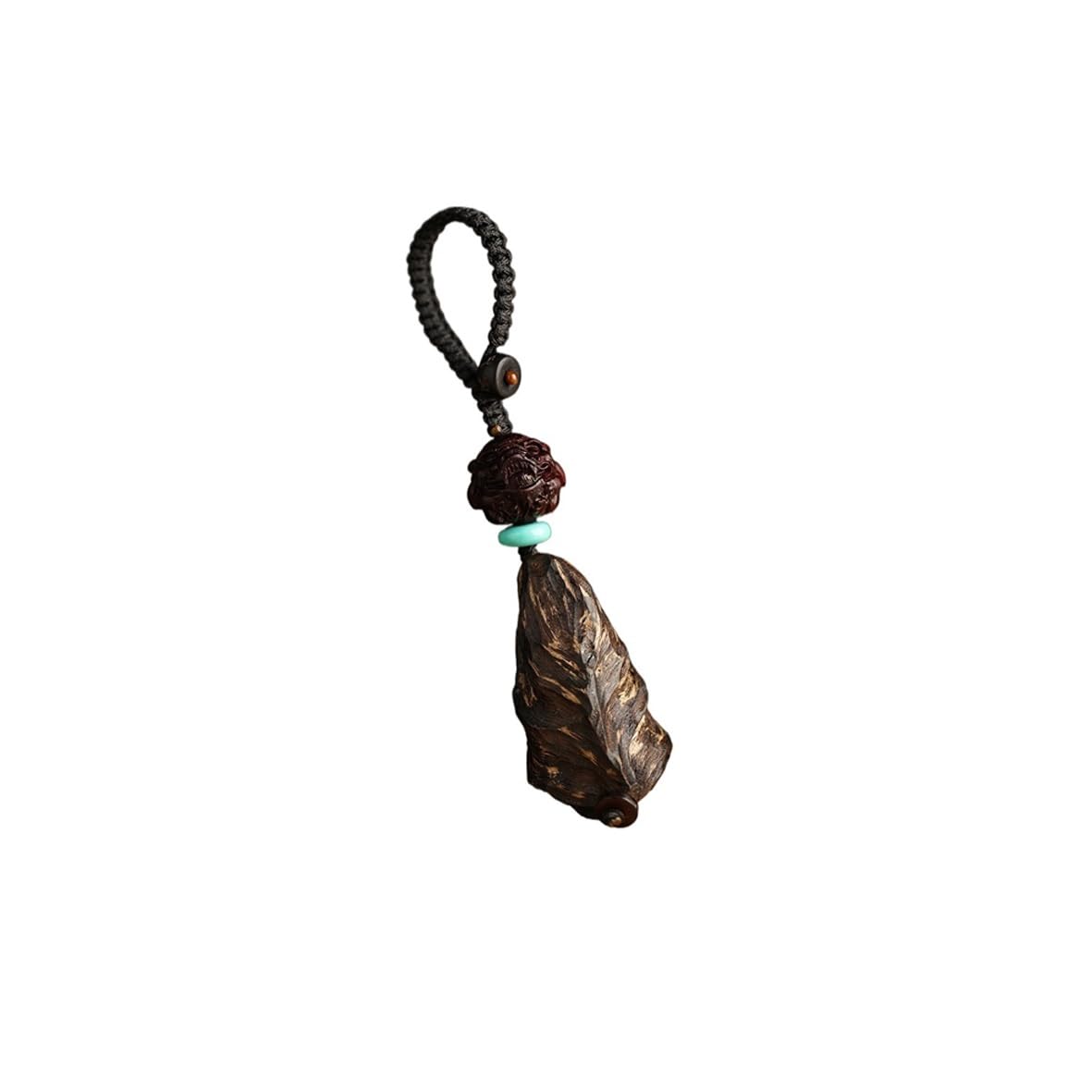 Breloczek do Samochodu Car Keychain Pendant Authentic Agarwood Men's And Women's, Chinese Pixiu Peace Backpack