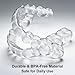 Cutsom Upper & Lower Clear Retainer Set, Dental Precision-Fit Design for Long-Lasting Comfort Teeth (Upper & Lower Retainer x1)