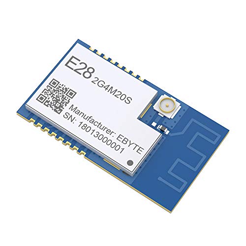 EBYTE Módulo Lora de 2,4 GHz SX1281 100 MW PA+LNA de Largo Alcance 6000 m Módulo de transmisor-Receptor inalámbrico Compatible con el protocolo BLE para el hogar Inteligente E28-2G4M20S