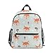Produktbild Fox Mushroom Patterns für Boy Girl Leichte kleine Student Bookbag Langlebige Schultasche mit Schnallenrucksack