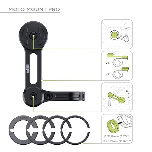 Support compatible avec iPhone 16 Pro Max SP CONNECT Moto Bundle anti vibration guidon - 5