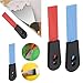 Kitchen Scraper 3 Pcs Self-Sharpening Cleaning Scraper, Reusable for Refrigerator & Kitchen(Red)