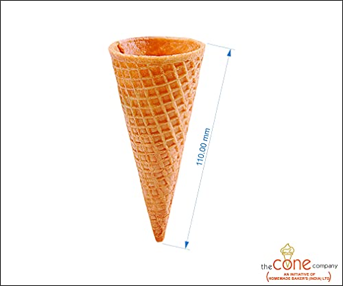 Image of The Cone Company-Wafer cones /Ice Cream Cones /Waffle Cones /Sugar Cones (pack of 20 pcs)