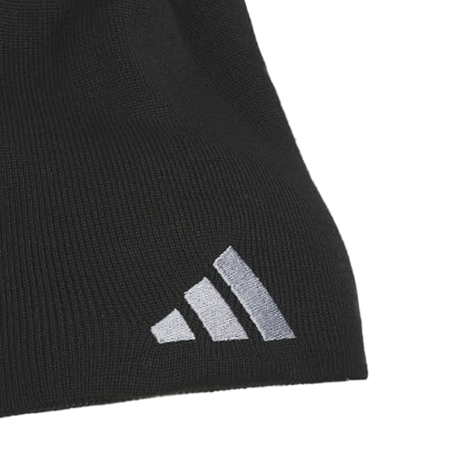 Image of adidas Men's Reversible Skully Beanie - Two-Sided Skull Cap Winter Hat