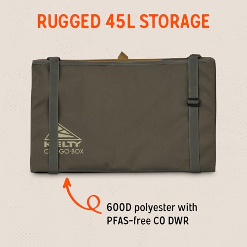 Image of Kelty CARGO Box - Camping, Tailgating, Travel Organization Kit, Large Structured Tote + 3 Individual Pods Storage for Trucks, Vans, SUVs Cars - Color Coded Packing Cubes, Rugged + Water Resistant 45L