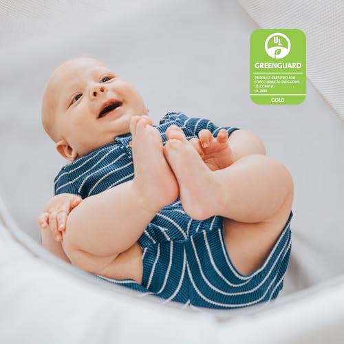 Image of Chicco Alfa Lite Nest Lightweight Travel Playard with Zip-On Bassinet, Portable Baby Crib & Play Yard, Easy Setup, Waterproof Mattress, Includes Carry Bag, Serene /Beige