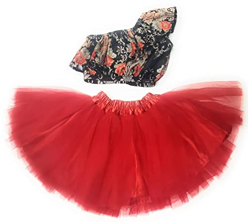 Image of TILISM Girls' Knee Length Dress | Red | $P
