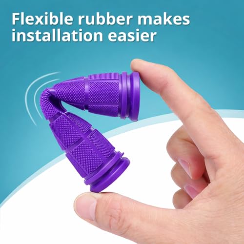 image for CHUNZEXI 4 PCS Bike Handlebar Grips, Rubber Bicycle Bar Grips Replacem