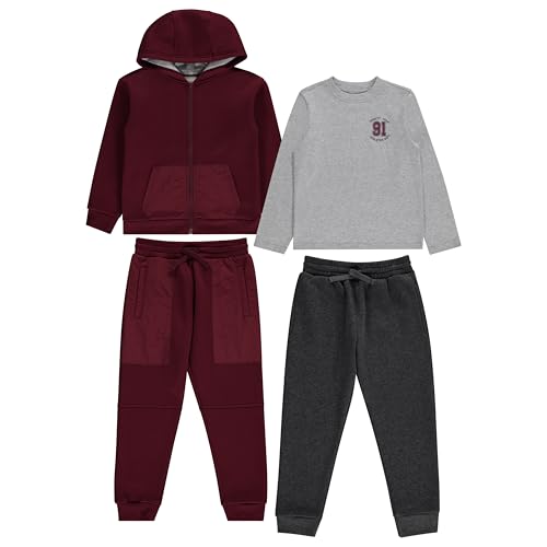 Image of STITCH & STONE Boys 4 Pack Wardrobe Outfit Stylish and Comfortable Clothes for Boys