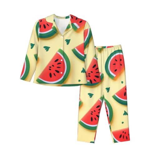Pyjama classique pour femme : l'ensemble boutonné noir anti-chaleur