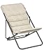 Produktbild Lafuma Liegestuhl, Klappbar und verstellbar, Maxi Transat Bubble, Polyester/Baumwolle, Beige, LFM2652-8903