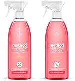 Method All-Purpose Cleaner, Pink Grapefruit, Plant-Based and Biodegradable Formula Perfect for Most Counters, Tiles, Stone, and More, spray bottle,28 oz (Pack of 2)