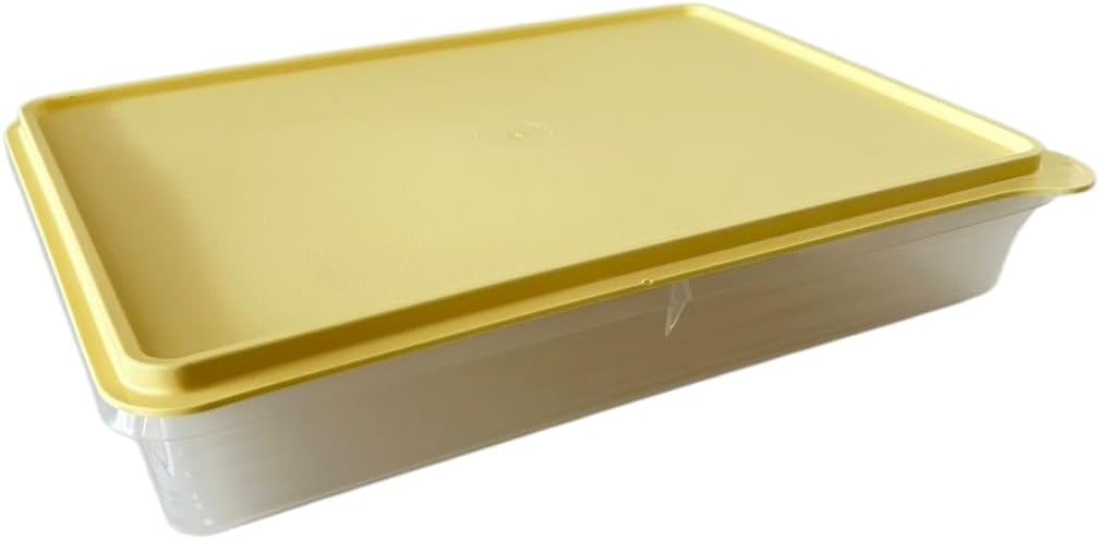 Tuperware Snack-Stor Large Rectangular Cold Cut Keeper Food Storage 3.6L Container (Cornish Dairy)