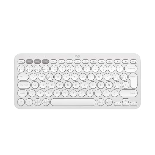 Teclado Bluetooth compacto y estilizado portátil