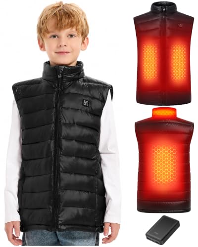Kids Heated Quilted Vest for Boys & Girls