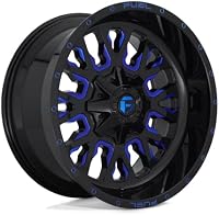 Fuel Stroke 18x9 20 Black Blue