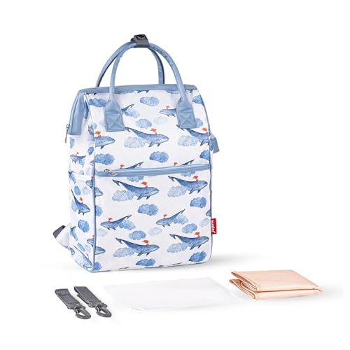 Sac à bandoulière multifonction de grande capacité pour mère et bébé avec attache poussette