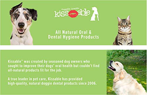 Kissable Escova de dedo dentária para cães | Cuidados dentários para cães, escova de dedo, pacote ec