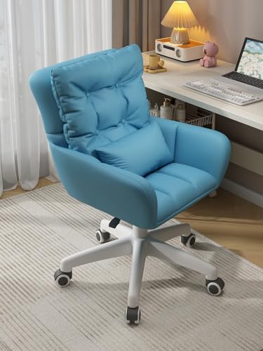 Chaises de bureau à dossier moyen pivotantes et réglables avec roulettes