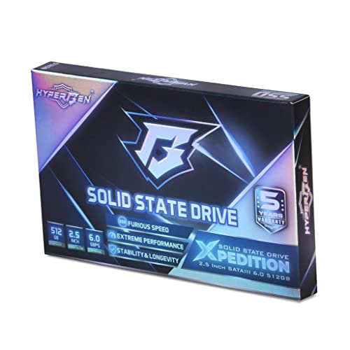 Image of 256GB Internal SSD Solid State Drive - SATA 3.0 6Gb /s 2.5 Inch 3D TLC NAND Flash